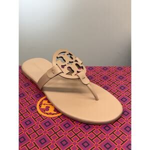 Tory Burch Miller 9 sandals light makeup